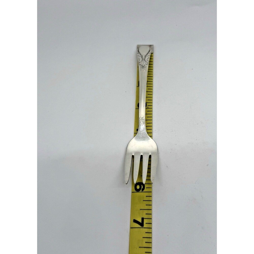 Wm Rogers Avalon Cabin Silverplate Flatware Set 4pc Knife Fork Spoon 1940s - Picture 14 of 16